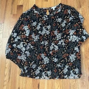 Terra & Sky Gathered Blouse